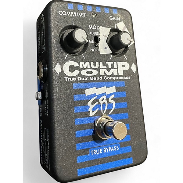 Used EBS MultiComp True Dual Band Compressor Bass Effect Pedal