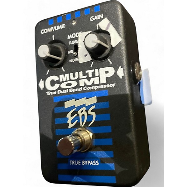 Used EBS MultiComp True Dual Band Compressor Bass Effect Pedal