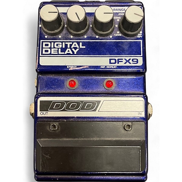 Used DOD DFX9 Digital Delay Effect Pedal