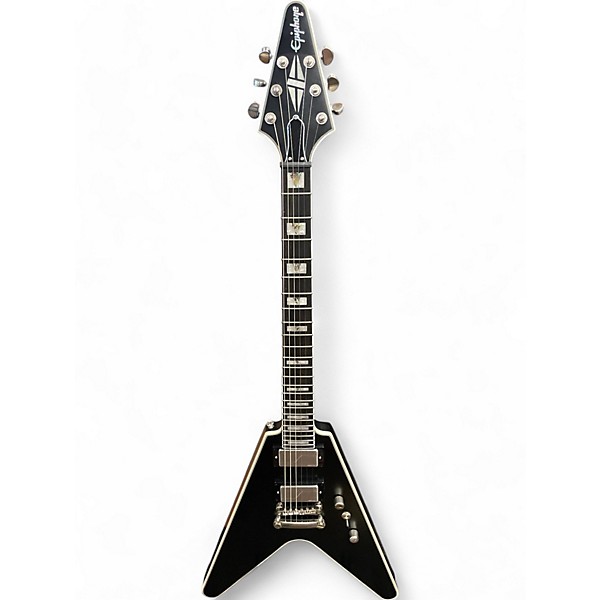 Used Epiphone prophecy flying v Black Solid Body Electric Guitar