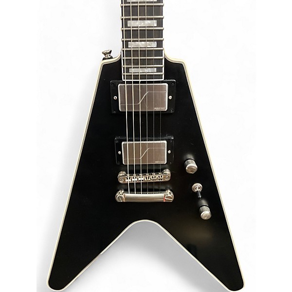 Used Epiphone prophecy flying v Black Solid Body Electric Guitar