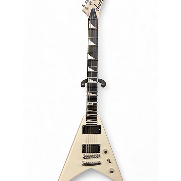 Used Jackson pro series king v White Solid Body Electric Guitar,Specials : American Fashion Style Bags On Sale