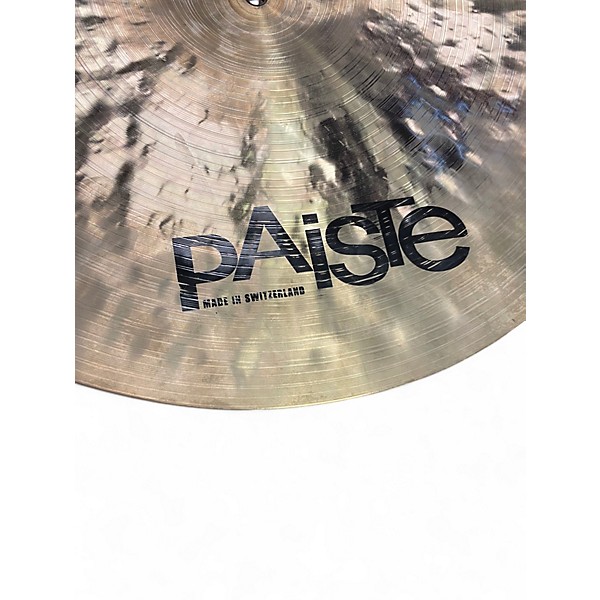 Used Paiste 22in MASTERS DARK CRASH RIDE Cymbal