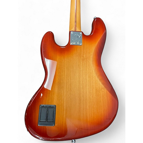 Used Fender Player Plus Jazz Bass Plus Top Sienna Sunburst Electric Bass Guitar