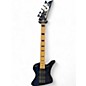 Used Jackson avid Ellefson Signature Kelly Bird V Blue Electric Bass Guitar thumbnail