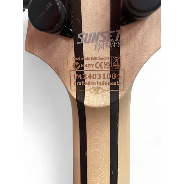 Used Schecter Guitar Research SUNSET EXTREME SCARLETT Solid Body Electric Guitar