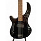 Used Dean Edge 4 String Lefty Black Electric Bass Guitar