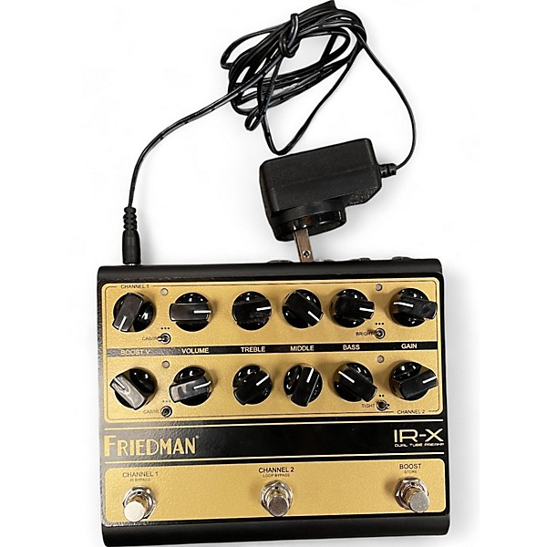 Used Friedman IR-X Dual-Tube Preamp DI+IR Dual-Channel 12AX7 Tubes Effect Pedal