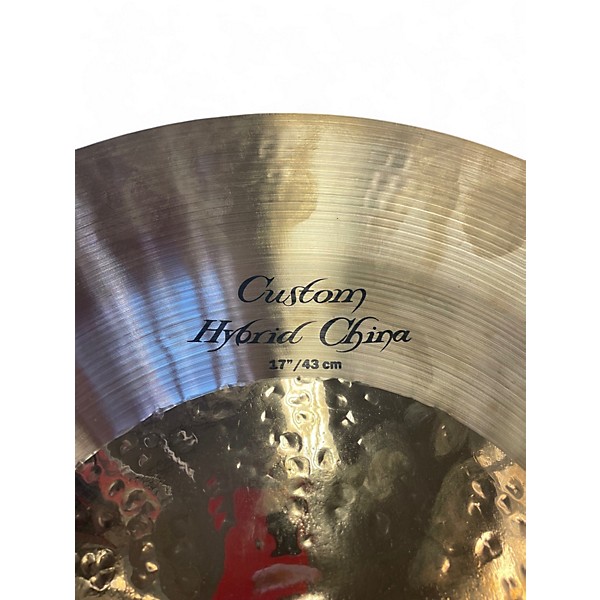 Used Zildjian 17in K Custom Hybrid China Cymbal