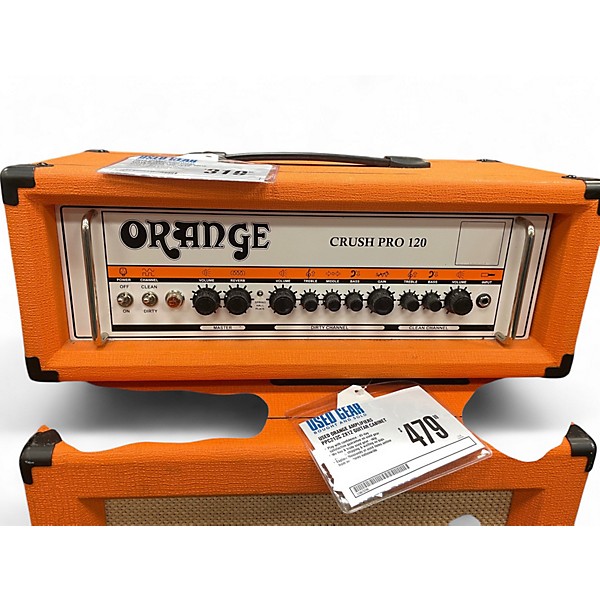 Used Orange Amplifiers CR120H Crush Pro 120W Solid State Guitar Amp Head