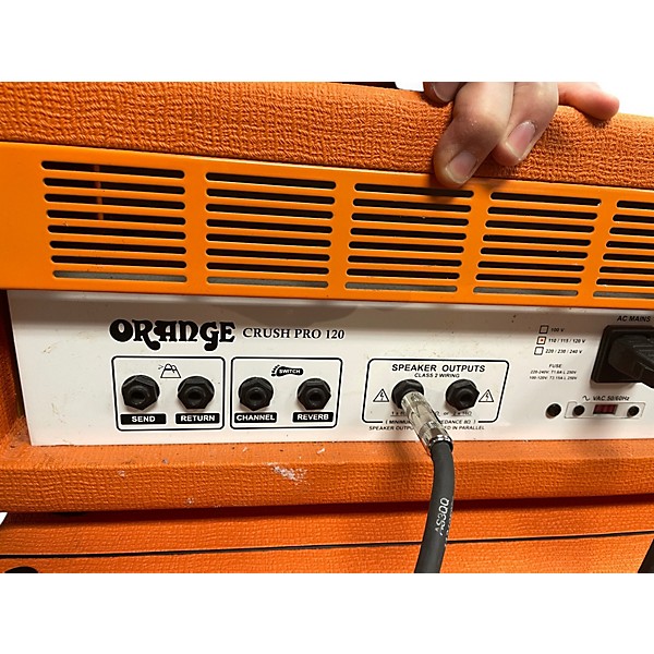 Used Orange Amplifiers CR120H Crush Pro 120W Solid State Guitar Amp Head