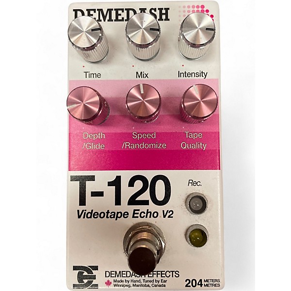 Used Demedash T-120 VIDEOTAPE ECHO V2 Effect Pedal