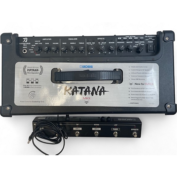 Used BOSS Katana KTN-Head 100W MKII Solid State Guitar Amp Head