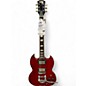 Used Stagg DOUBLE CUT AWAY RED Solid Body Electric Guitar thumbnail