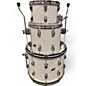 Used Ludwig 3 Piece Classic Maple Pearl White Drum Kit thumbnail