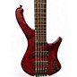 Used Ibanez EHB1505 Trans Red Electric Bass Guitar