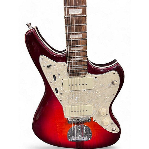 Used Gill Texas jazz master Candy Red Burst Solid Body Electric Guitar