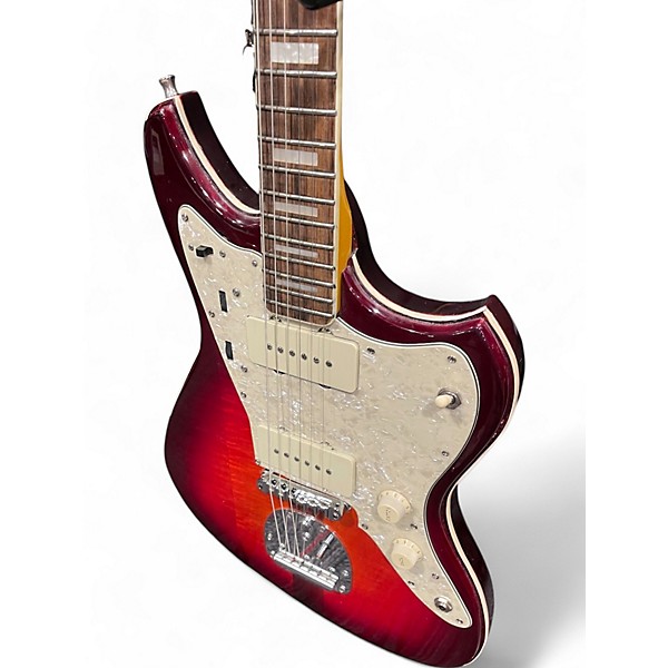 Used Gill Texas jazz master Candy Red Burst Solid Body Electric Guitar