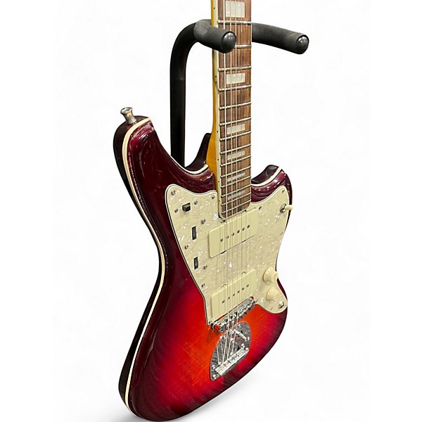 Used Gill Texas jazz master Candy Red Burst Solid Body Electric Guitar
