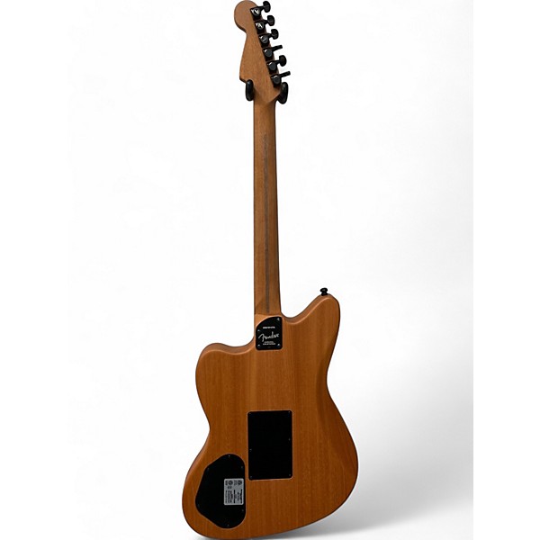 Used Fender ACOUSTASONIC JAZZMASTER Natural Acoustic Electric Guitar