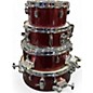 Used TAMA 4 Piece Silverstar Red Sparkle Drum Kit thumbnail