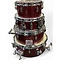 Used TAMA 4 Piece Silverstar Red Sparkle Drum Kit