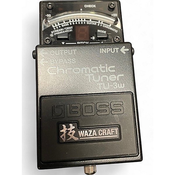 Used BOSS TU3W Waza Craft Chromatic Tuner Pedal