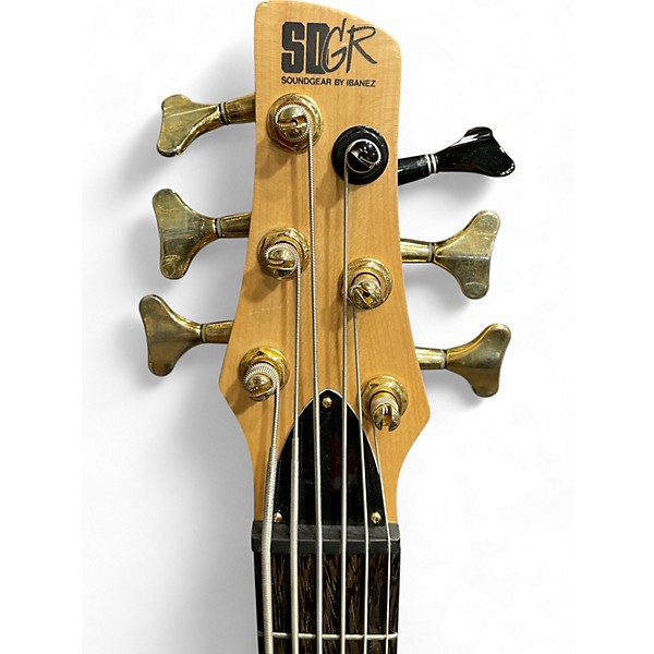 Used Ibanez SR506 6 String Natural Electric Bass Guitar