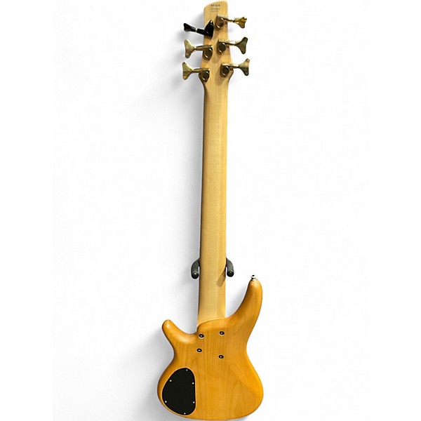 Used Ibanez SR506 6 String Natural Electric Bass Guitar