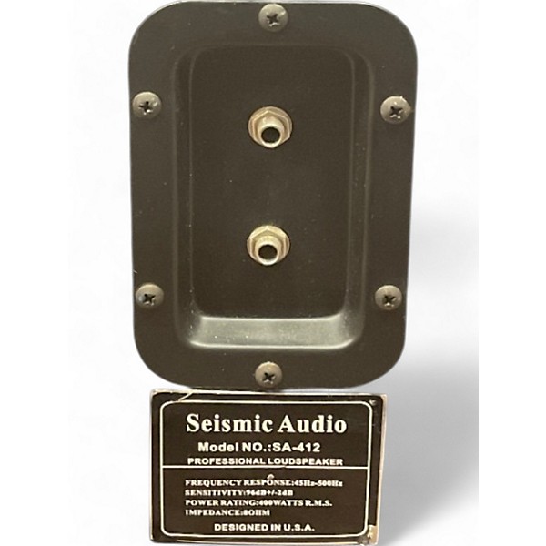 Used Seismic Audio SA-412 Guitar Cabinet