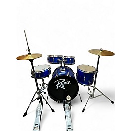 Used Rogue 5 Piece Junior Kicker Blue Drum Kit