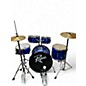 Used Rogue 5 Piece Junior Kicker Blue Drum Kit