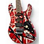 Used EVH Striped Series Frankie Striped Solid Body Electric Guitar