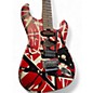 Used EVH Striped Series Frankie Striped Solid Body Electric Guitar