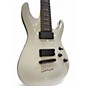 Used Schecter Guitar Research Demon 7 String Arctic White Solid Body Electric Guitar