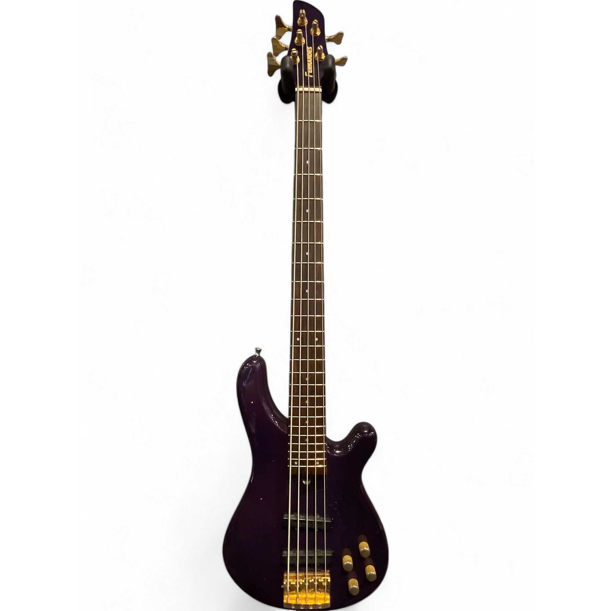 Used Fernandes FRB 125 Purple Electric Bass Guitar Purple | Guitar