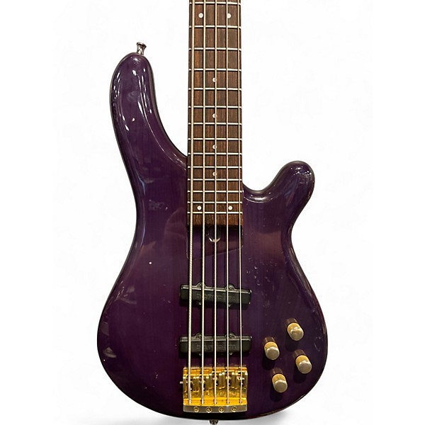 Used Fernandes FRB 125 Purple Electric Bass Guitar