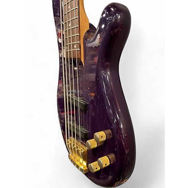 Used Fernandes FRB 125 Purple Electric Bass Guitar
