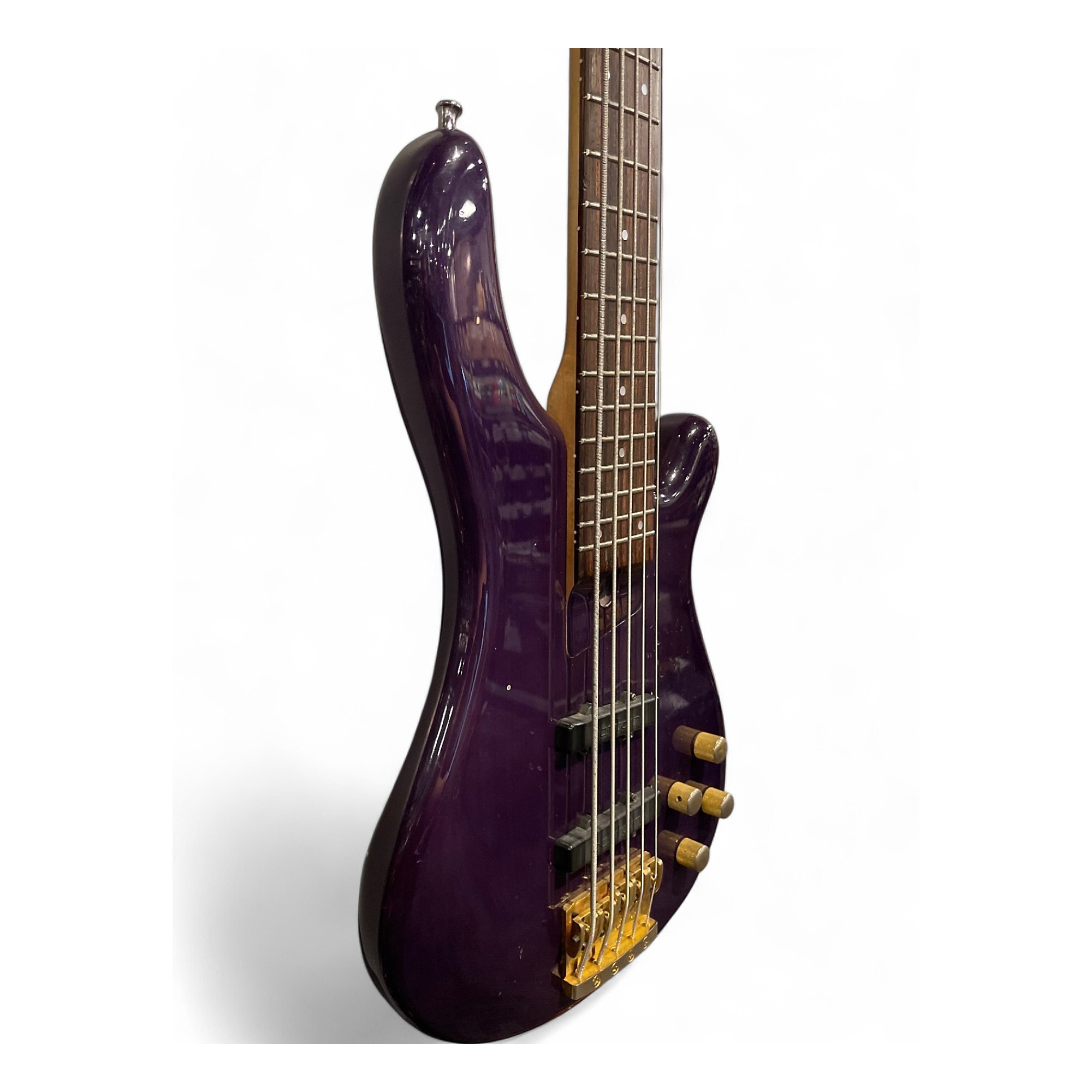 Used Fernandes FRB 125 Purple Electric Bass Guitar Purple | Guitar