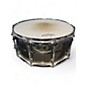 Used Pork Pie 14in Big Black Snare Silver Drum thumbnail