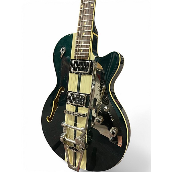 Used Duesenberg Alliance Series Mike Cambell 40th Anniversary Racing Green Twinstripe Hollow Body Electric Guitar
