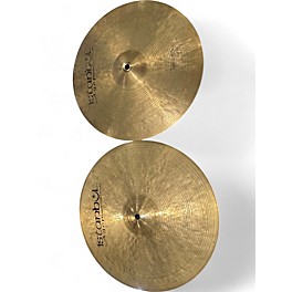 Used Istanbul Agop 14in TRADITIONAL REGULAR HI HAT PAIR Cymbal