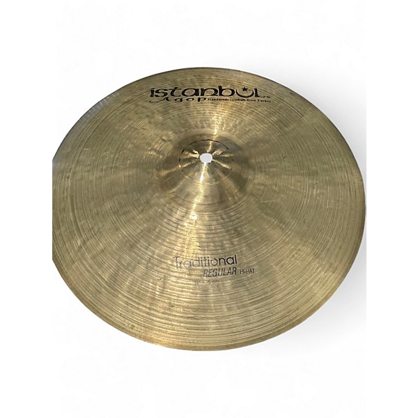 Used Istanbul Agop 14in TRADITIONAL REGULAR HI HAT PAIR Cymbal