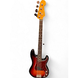 Used Fender American Professional II Precision Bass 2 Color Sunburst Electric Bass Guitar