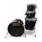 Used Spaun 4 Piece Custom Series BLACK Drum Kit