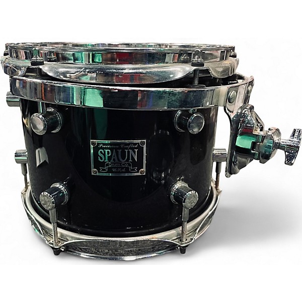 Used Spaun 4 Piece Custom Series BLACK Drum Kit