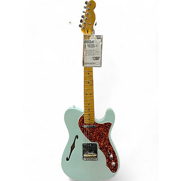 Used Fender American Professional II Telecaster Daphne Blue Solid Body Electric Guitar