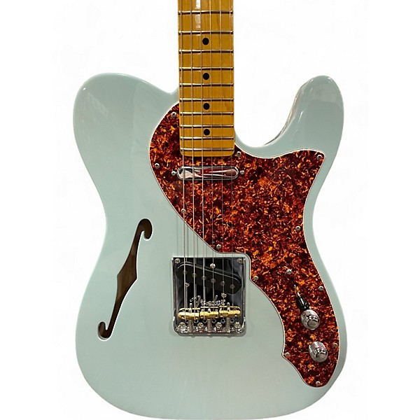 Used Fender American Professional II Telecaster Daphne Blue Solid Body Electric Guitar