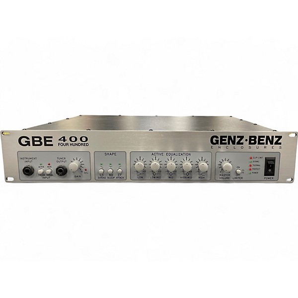 Used Genz Benz GBE400 Bass Amp Head