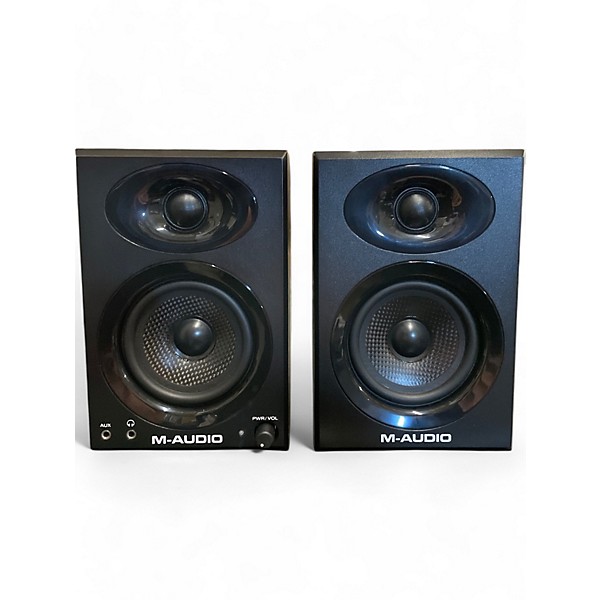 Used M-Audio bx3 graphite pair Powered Monitor